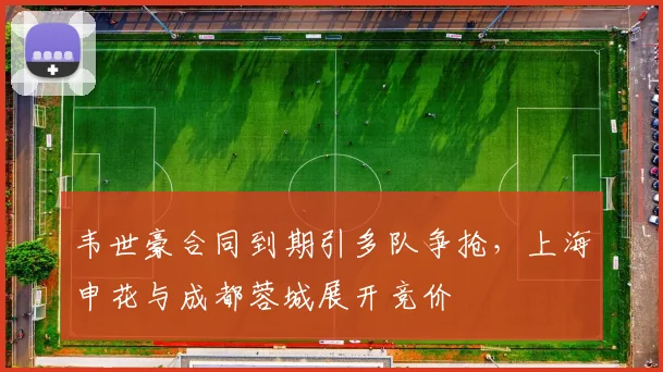 韦世豪合同到期引多队争抢，上海申花与成都蓉城展开竞价